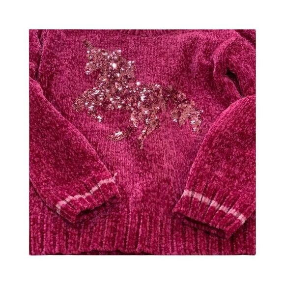 EPIC THREADS S DARK PINK SWEATER - Picture 2 of 3